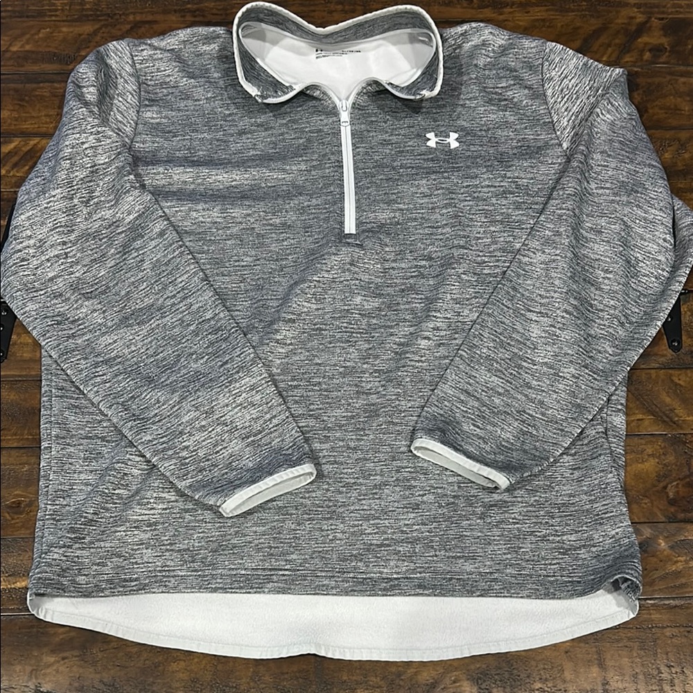 Under Armour Gray Quarter-Zip Pullover